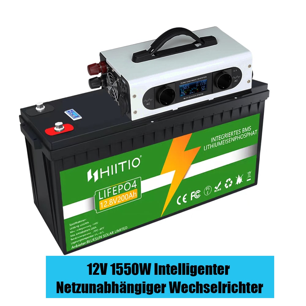BLUESUN 12V 1550W Reiner Sinuswellen-Off-Grid-Wechselrichter