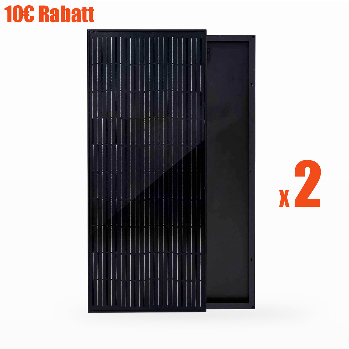 [10€ discount]BLUESUN 110Wx2 All Black Monocrystalline Solar Panel