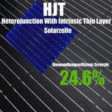 BLUESUN HJT 110W 22.44V 24,6% Umwandlungsrate Monokristallines Solarmodule Solarpanel