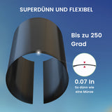 BLUESUN 320W Flexibles schwarzes Solarmodul (160W*2) mit 30A MPPT Solarregler Mit Externem Bluetooth - Bluesun Solar DE