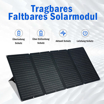 BLUESUN 120W 18V Faltbares Solarpanel Solarmodule Für Mobile Stromversorgung Mit USB-Ausgang - Bluesun Solar DE