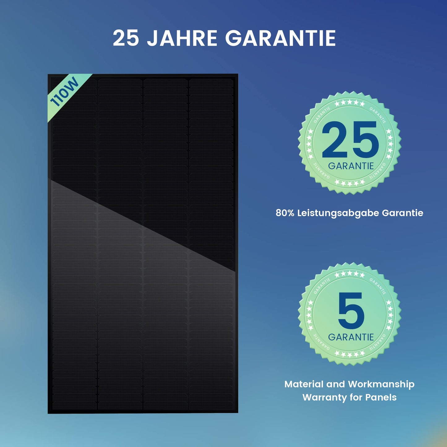 BLUESUN 330W（110W 3 Stück）Monokristallines Solarpanel Mit 30A MPPT Solarregler Mit Externem Bluetooth - Bluesun Solar DE