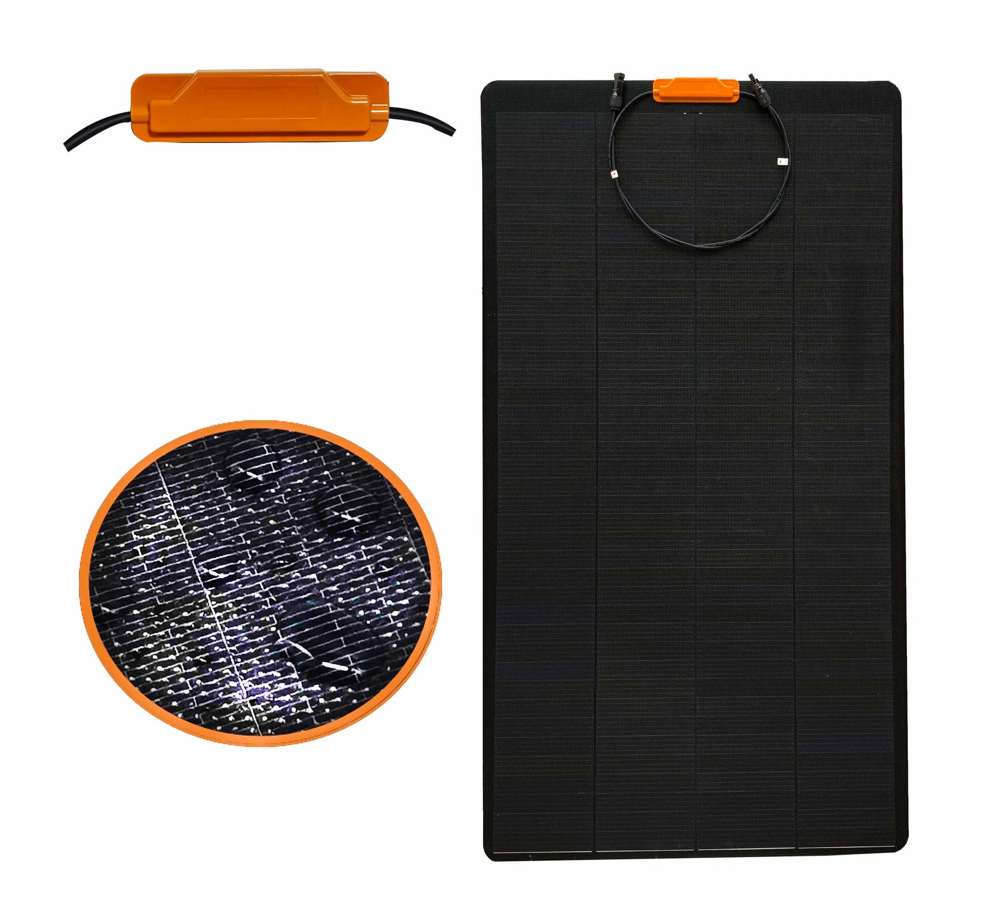 Bluesun Solar Panel 160W Flexibles Solarmodul mit Schindeln Solarplatten - Bluesun Solar DE