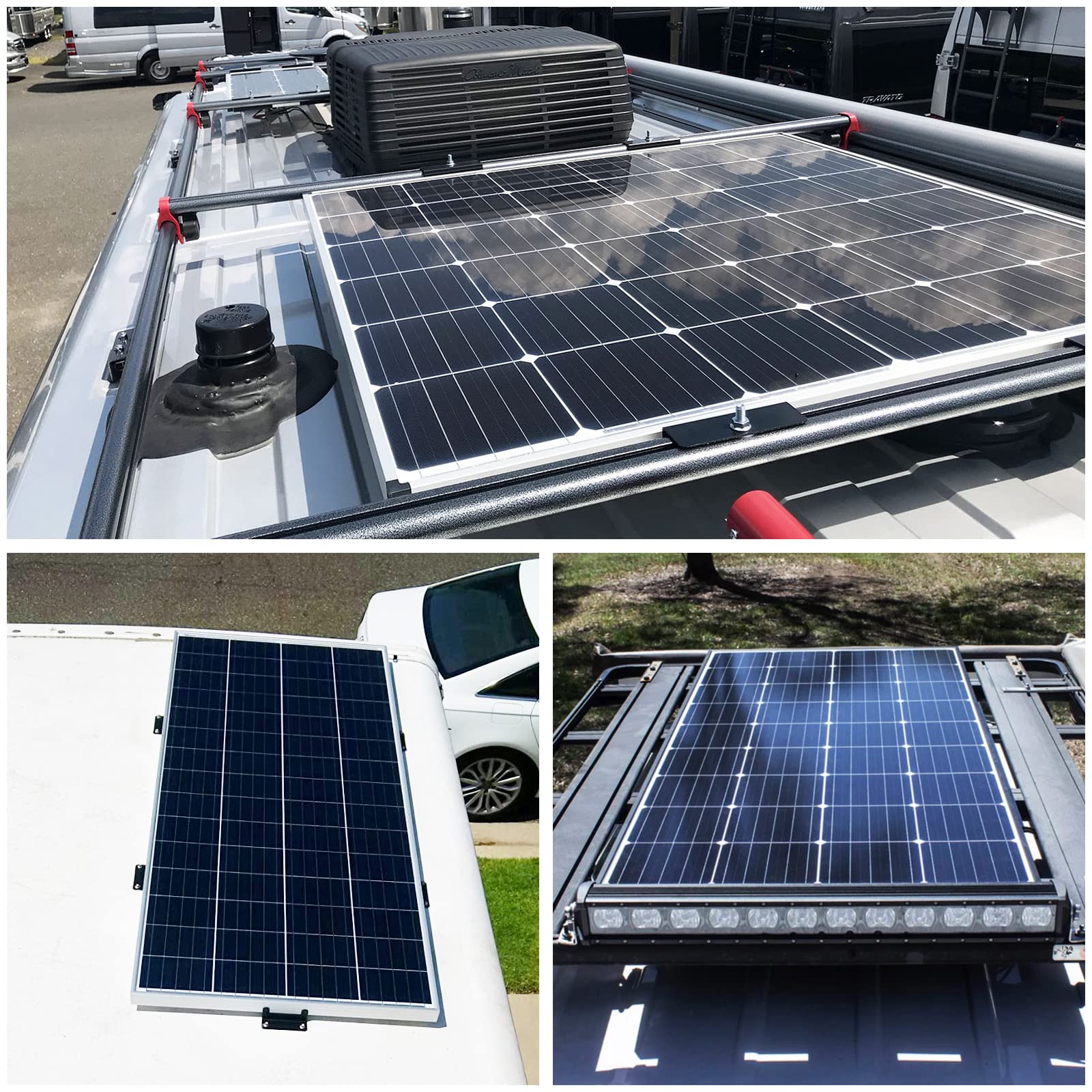 8pcs Solar Panel Aluminum Stand Set - Bluesun Solar DE