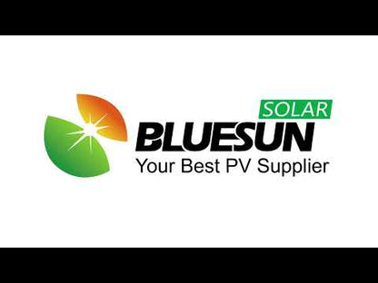 Bluesun Solar Panel Draussen 170W 19.25V Monokristallines Hocheffizienz-Solarmodul mit Schindeln Solarplatten