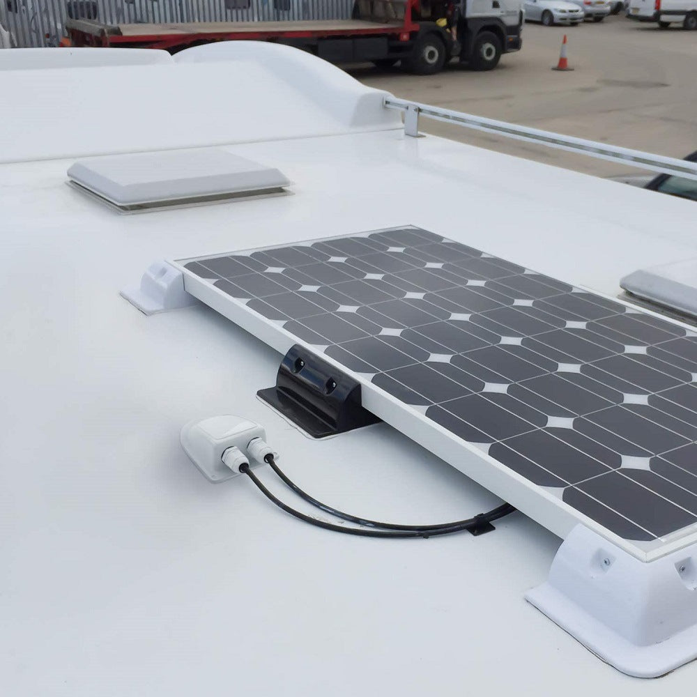 BLUESUN Dachdurchführung IP68 Wasserdicht ABS Solar Doppel-Kabeldurchführung  rfür Solarsatellit Klimaanlage Wohnmobil Wohnwagen Boot