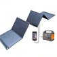BLUESUN Faltbar Solarpanel 60W Solar Klappbar Panel USB (5V USB + 12V DC) für Kurbelradio Notfall Solarplatten - Bluesun Solar DE