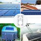 Bluesun Solarpanel-Halterungen weiß ABS-Kunststoff Befestigungswinkel für 7 Bohrerfreie Eckwinkel - Bluesun Solar DE