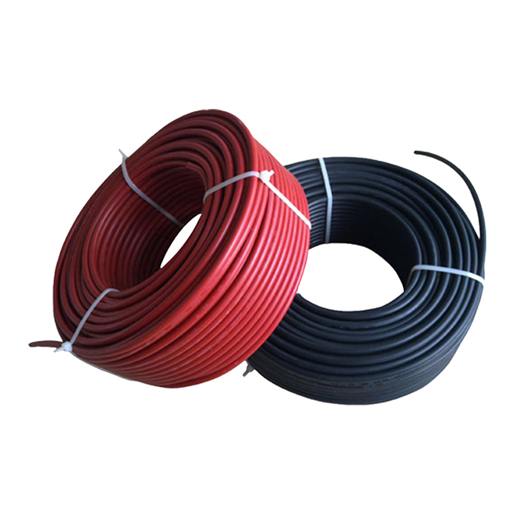 Verbindungsleitung für Bluesun-Photovoltaikanlage, 98 Fuß, rotes und schwarzes PV-Kabel.